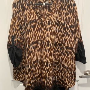 Animal print top